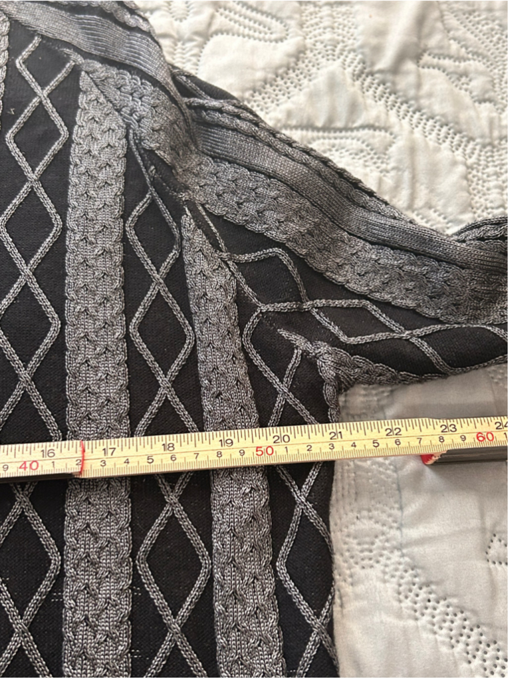 ATM Anthony Thomas Melillo Cable Knit Sweater Dress Tunic M NWT - Picture 12 of 13
